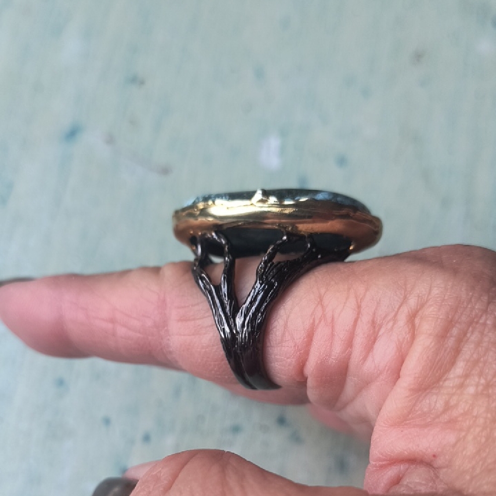 Turquoise Statement Ring - image 3